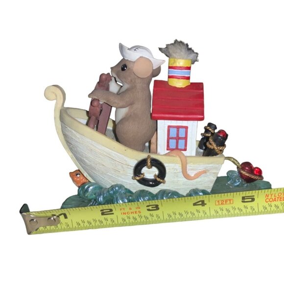 Fitz and Floyd You Tug At My Heart Figurine  Charming Tails by Dean Griff - Picture 8 of 12